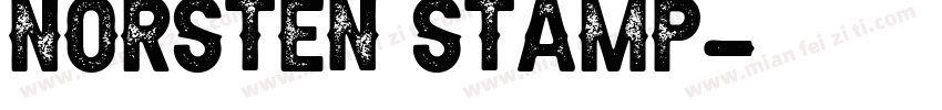 Norsten Stamp字体转换